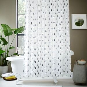 Nautical Anchor Shower Curtain
